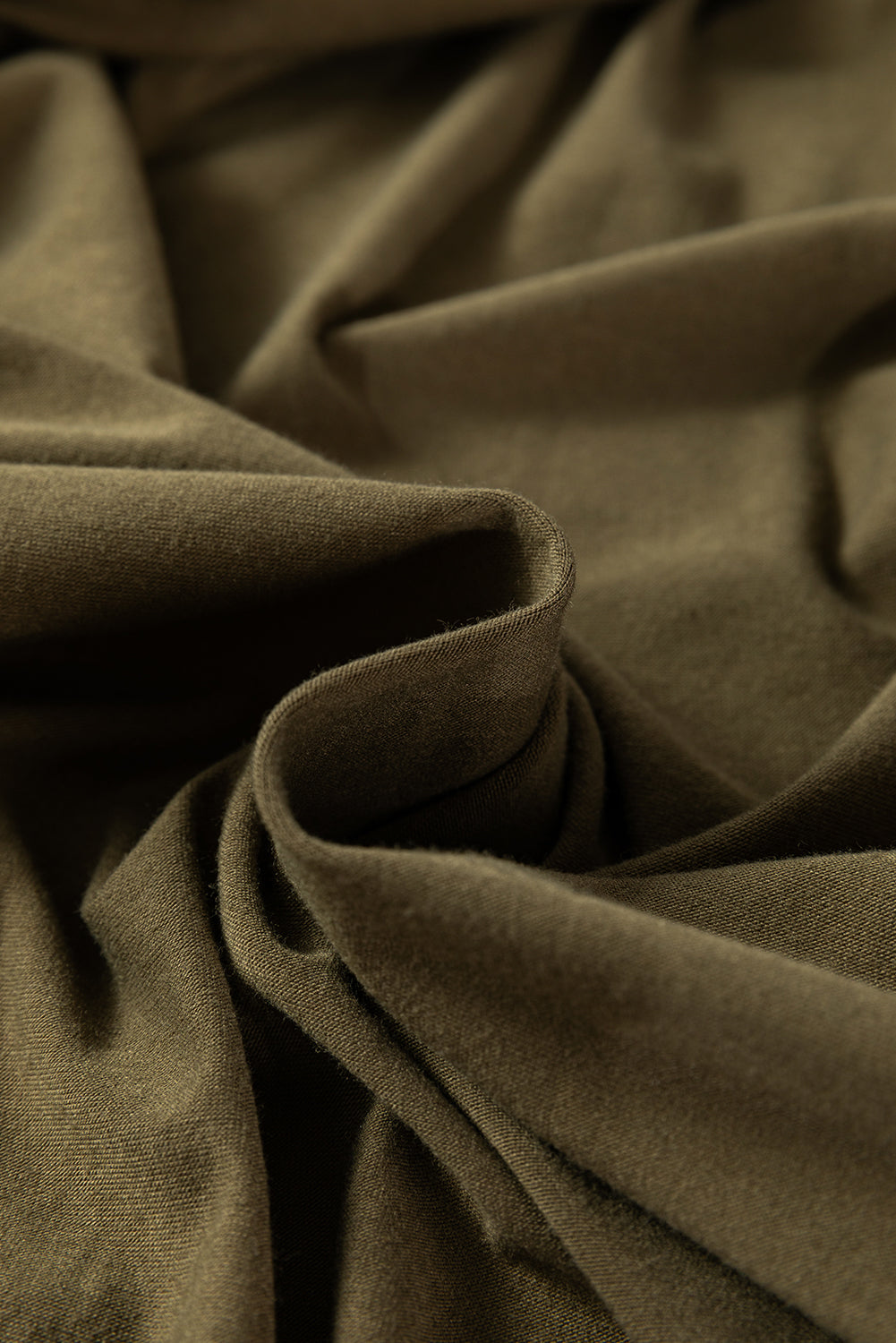 Green Lightweight Long Sleeve Open Front Duster Cardigan