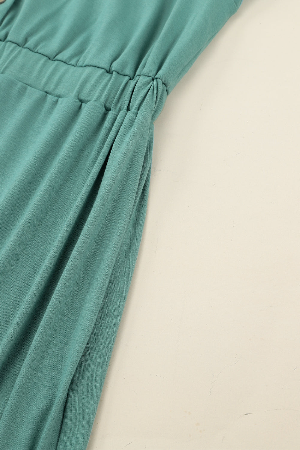 Black Button Up High Waist Long Sleeve Dress