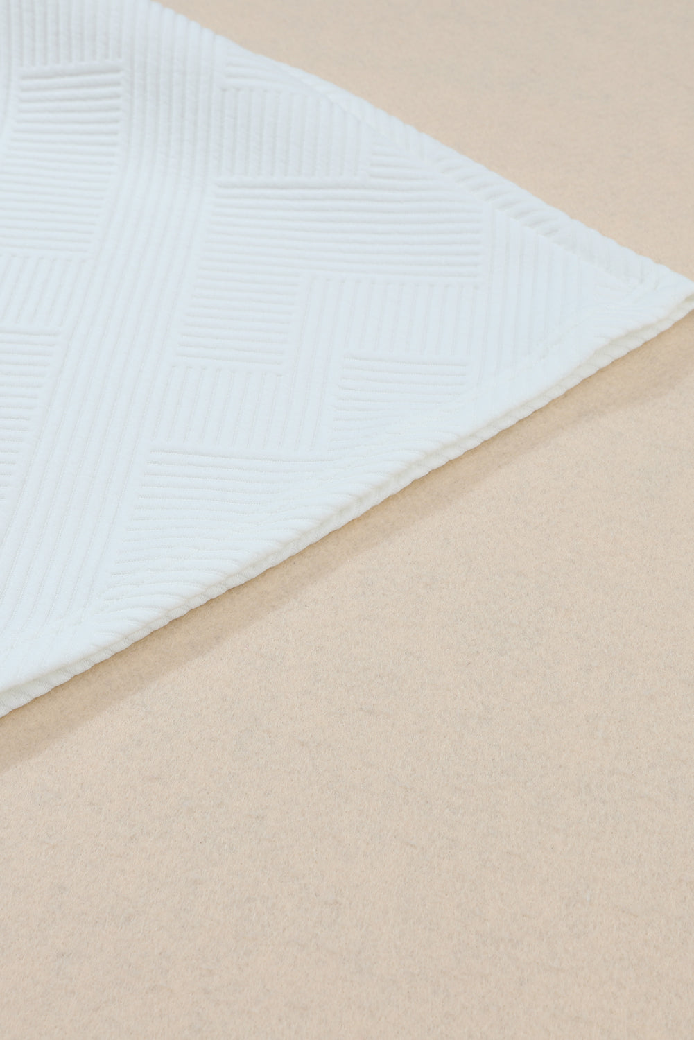 Navy Blue Textured Loose Fit T Shirt and Drawstring Pants Set