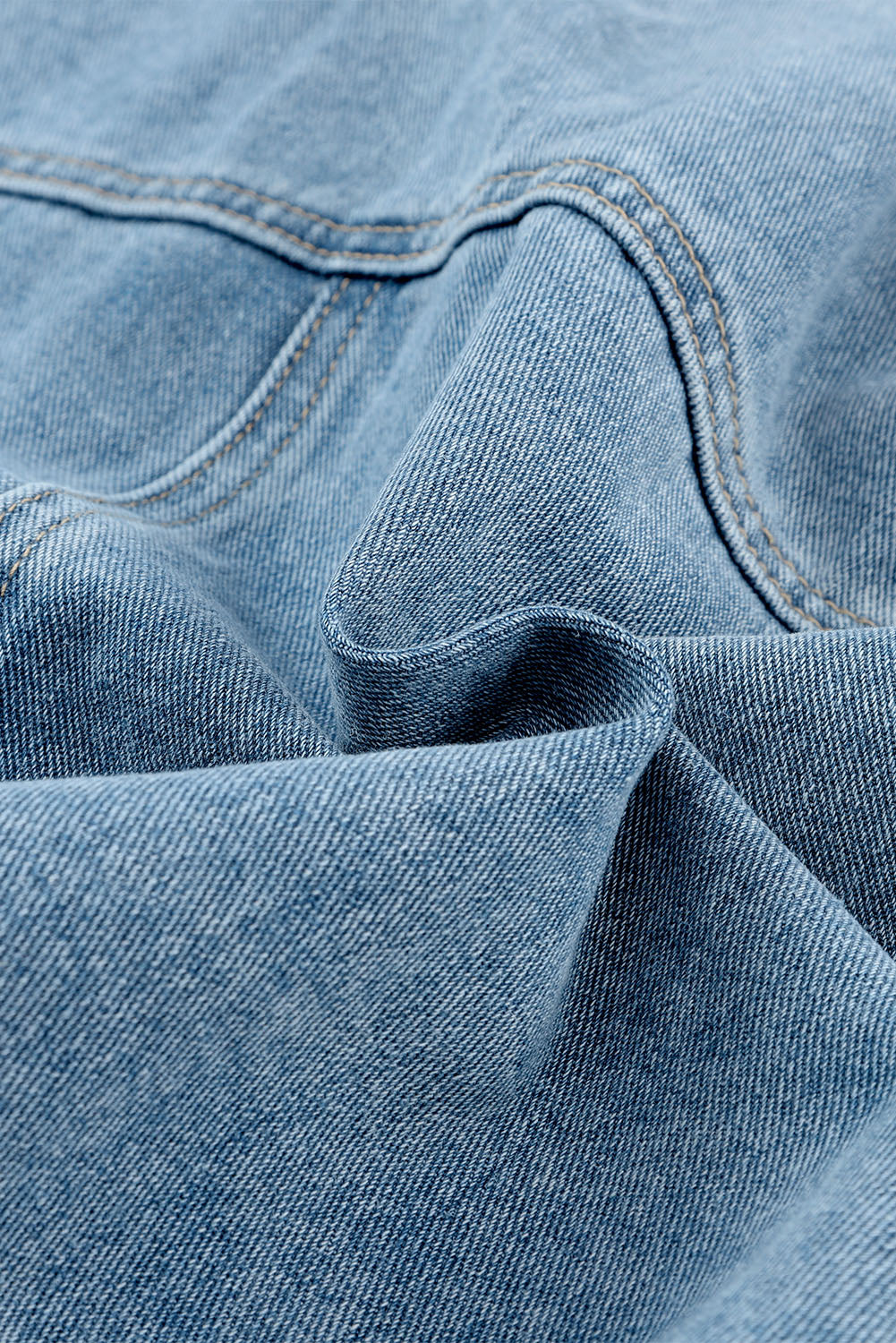 Flaxen Rivet Studded Pocketed Denim Jacket