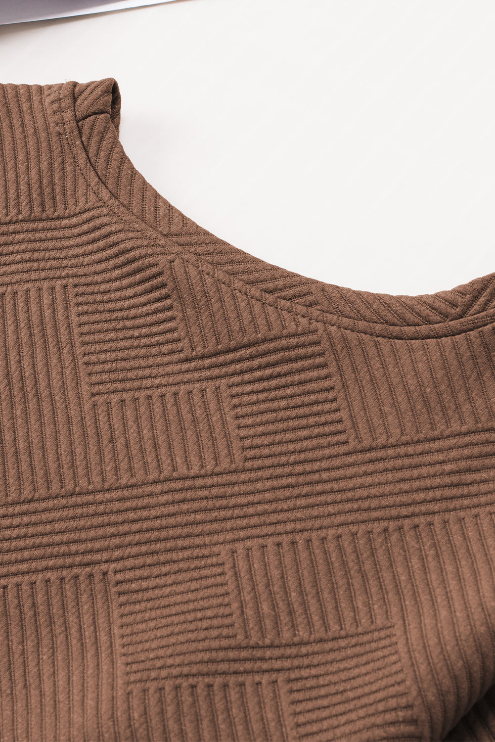 Navy Blue Textured Loose Fit T Shirt and Drawstring Pants Set