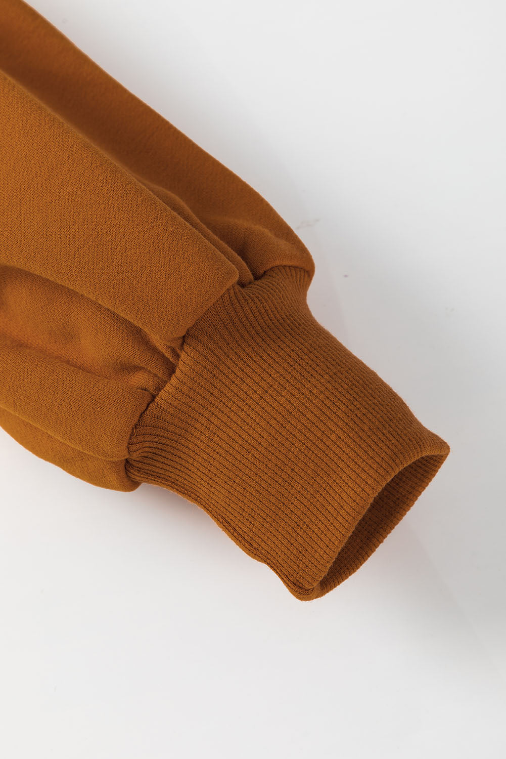 Gray Ribbed Trim Kangaroo Pocket Zipped Hoodie