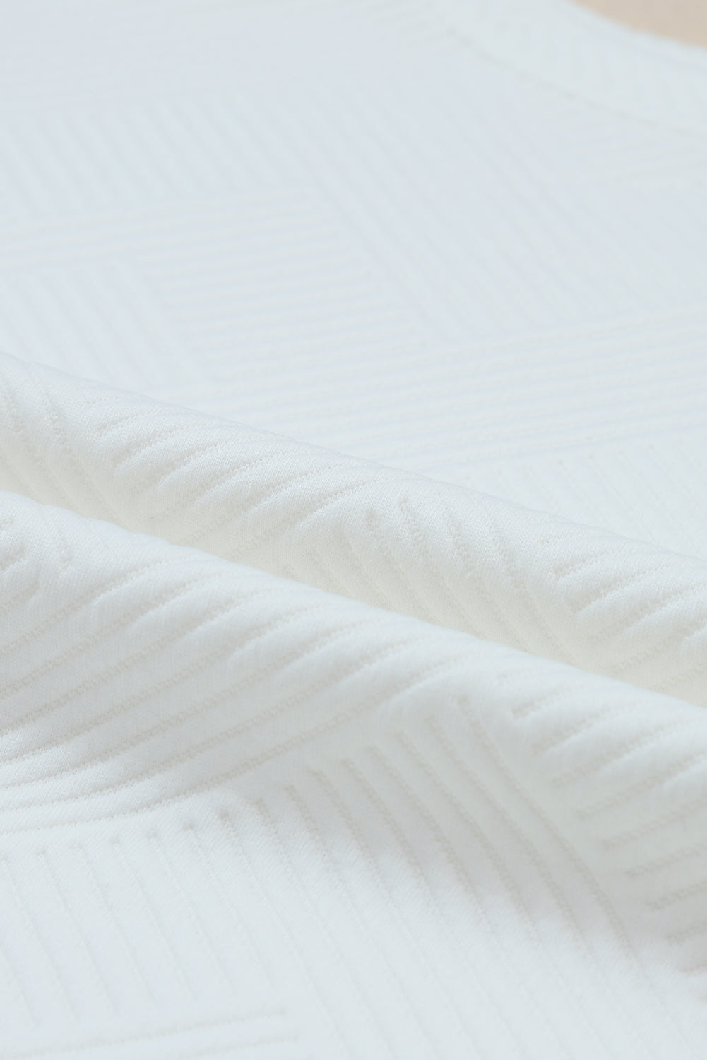 Navy Blue Textured Loose Fit T Shirt and Drawstring Pants Set